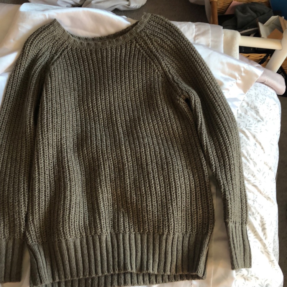 Green sweater